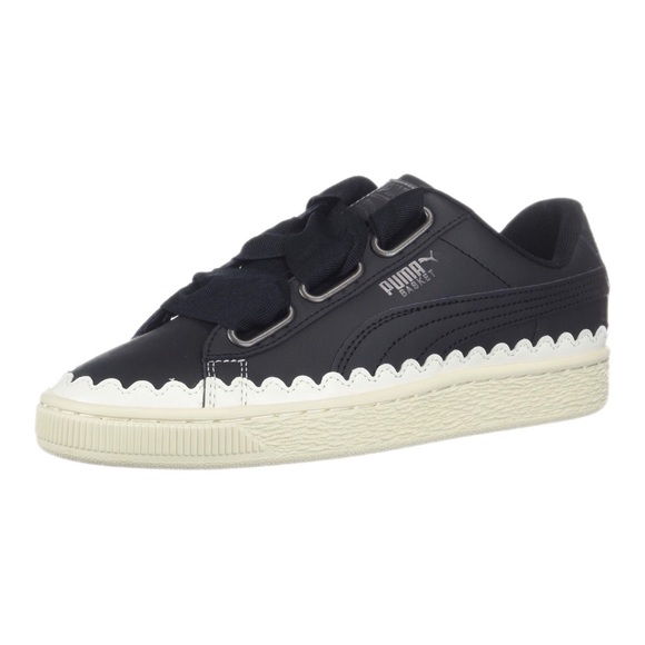 puma basket heart scallop puma basket heart scallop